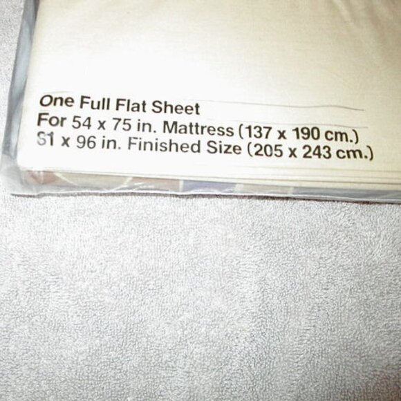 Vtg Utica by J.P. Stevens Sorcery Full Flat Sheet Percale Rainbow Stripe Artsy - Picture 9 of 10